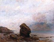 Gustave Courbet Isolated Rock (Le Rocher isolx) Germany oil painting artist